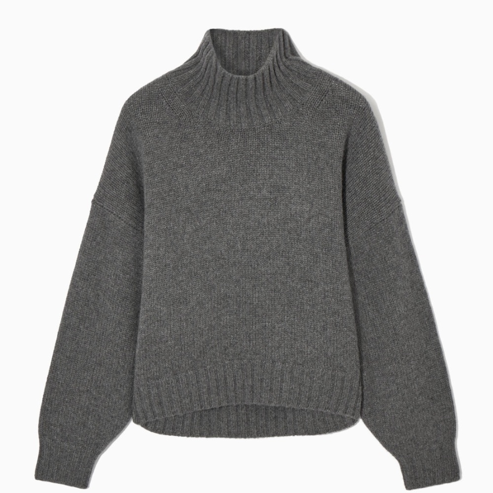 COS Chunky Knit Pure Cashmere Sweater LTB